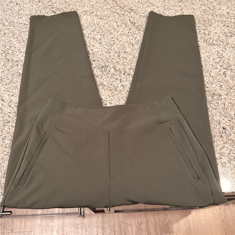 Athleta Endless High Rise Pants Size 8 Green - Picture 7 of 11